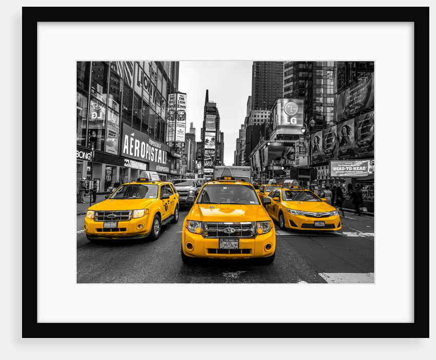 Taxi on broadway, New York by Assaf Frank